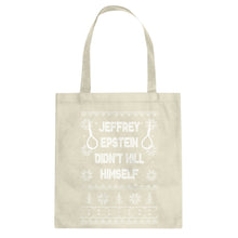 Epstein Didn't Kill Himself Christmas Cotton Canvas Tote Bag