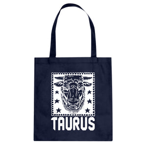 Tote Taurus Zodiac Astrology Canvas Tote Bag