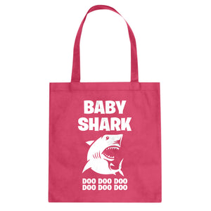 Baby Shark Cotton Canvas Tote Bag