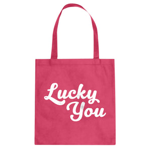 Lucky You Cotton Canvas Tote Bag