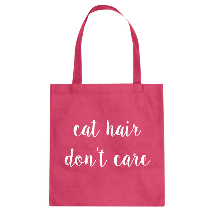 Tote Cat Hair Don't Care Canvas Tote Bag