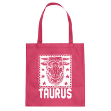 Tote Taurus Zodiac Astrology Canvas Tote Bag