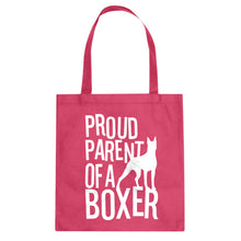 Tote Proud Boxer Parent Canvas Tote Bag