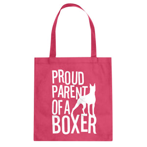 Tote Proud Boxer Parent Canvas Tote Bag