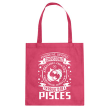 Tote Pisces Astrology Zodiac Sign Canvas Tote Bag