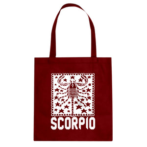 Tote Scorpio Zodiac Astrology Canvas Tote Bag