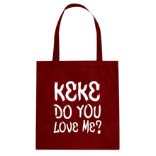 Keke Do you Love me? Cotton Canvas Tote Bag