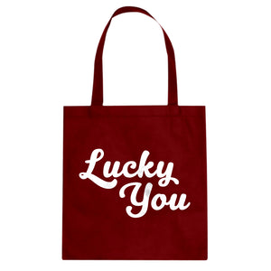 Lucky You Cotton Canvas Tote Bag