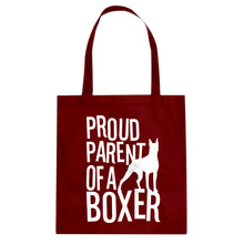 Tote Proud Boxer Parent Canvas Tote Bag