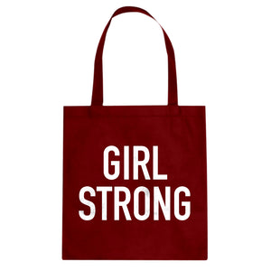 Tote Girl Strong Canvas Tote Bag