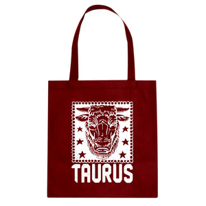 Tote Taurus Zodiac Astrology Canvas Tote Bag