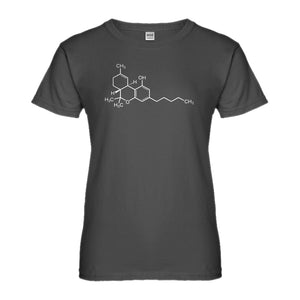 Womens THC Molecule Ladies' T-shirt