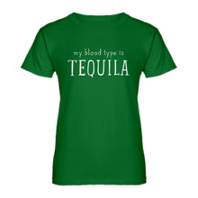 Womens My Blood Type is Tequila Ladies' T-shirt