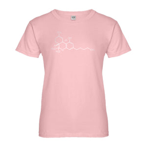 Womens THC Molecule Ladies' T-shirt