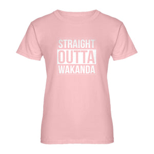 Womens Straight Outta Wakanda Ladies' T-shirt