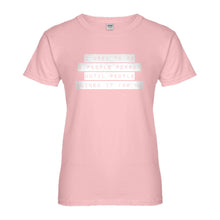 Womens I used to be a People Person Ladies' T-shirt