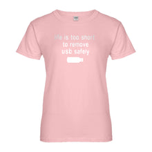 Womens Remove USB Safely Ladies' T-shirt