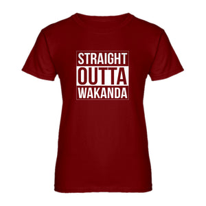 Womens Straight Outta Wakanda Ladies' T-shirt