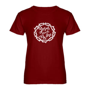 Womens Jesus Drank Wine Ladies' T-shirt