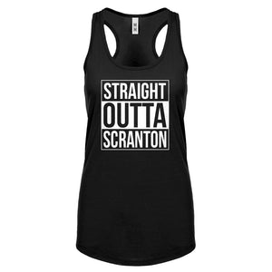 Straight Outta Scranton Womens Racerback Tank Top