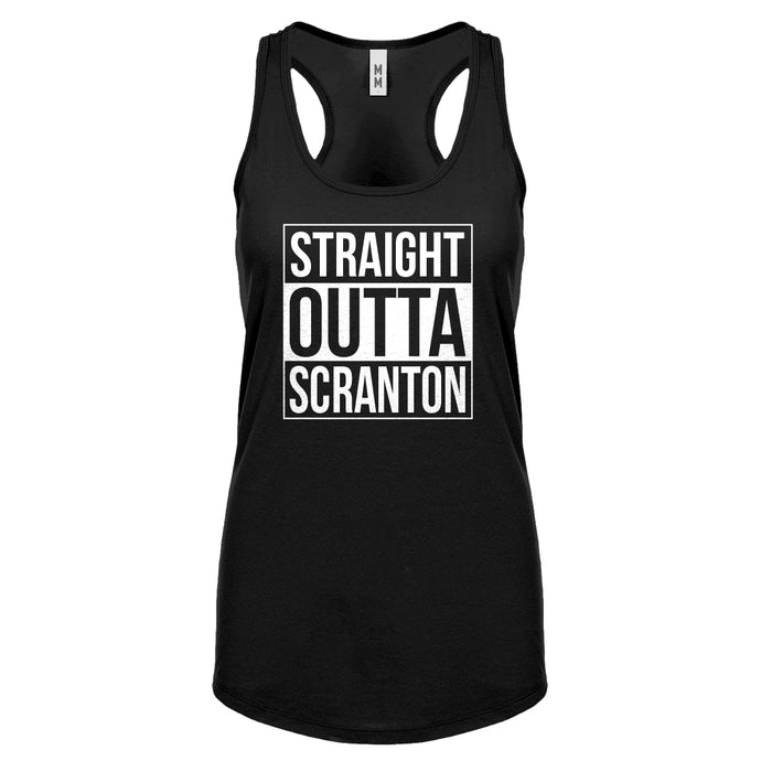 Straight Outta Scranton Womens Racerback Tank Top