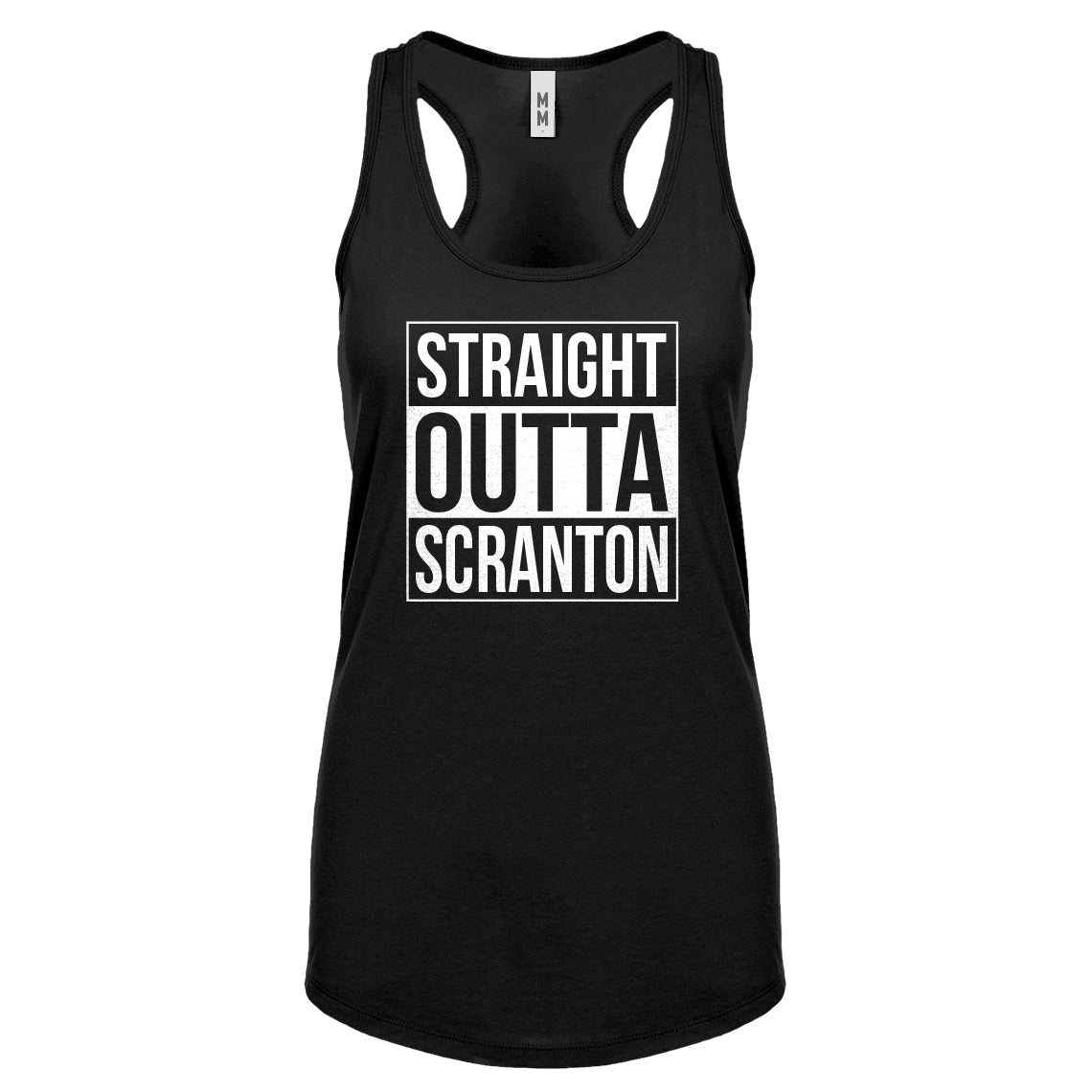 Straight Outta Scranton Womens Racerback Tank Top