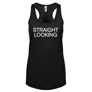 Straight Looking Womens Racerback Tank Top