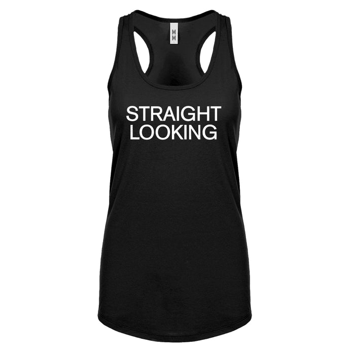 Straight Looking Womens Racerback Tank Top