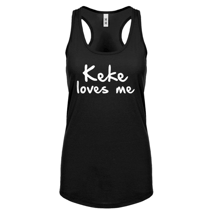 Keke Loves Me Womens Racerback Tank Top