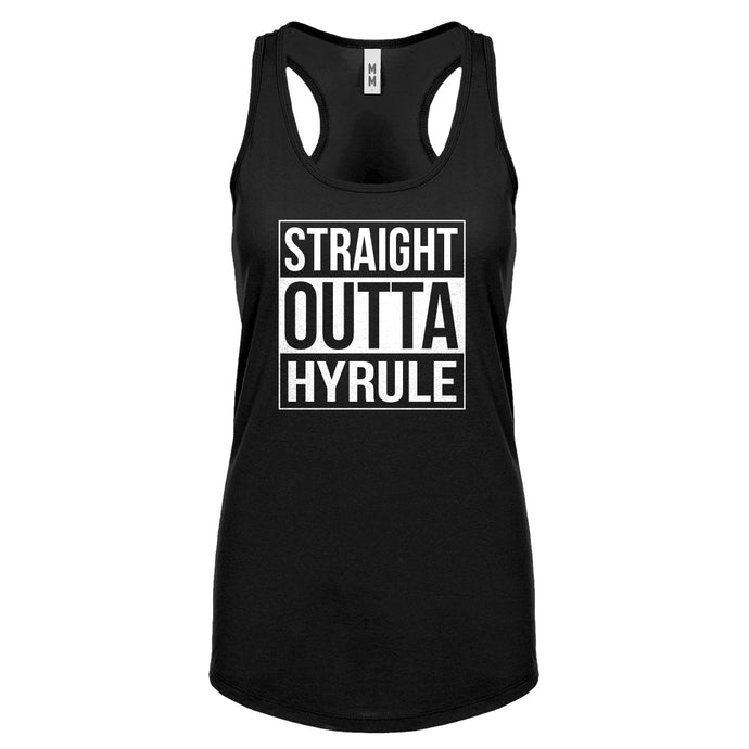 Straight Outta Hyrule Womens Racerback Tank Top