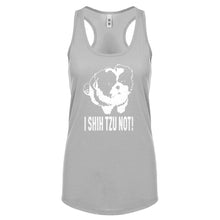 Racerback I Shih Tzu Not Womens Tank Top