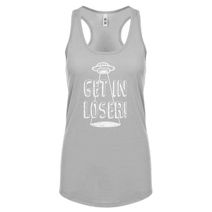 Racerback Get in Loser Womens Tank Top