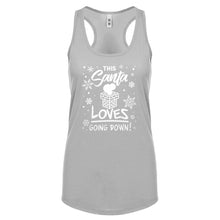 This Santa Loves Going Down Womens Racerback Tank Top