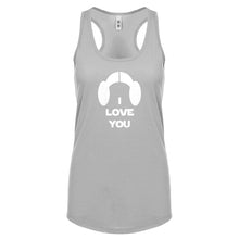 Racerback I Love You Womens Tank Top