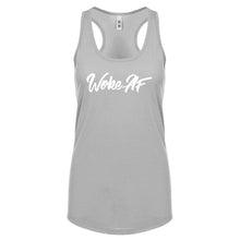 Racerback Woke AF Womens Tank Top