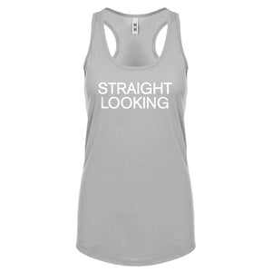 Straight Looking Womens Racerback Tank Top