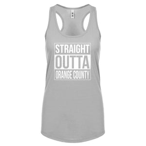 Straight Outta Orange County Womens Racerback Tank Top