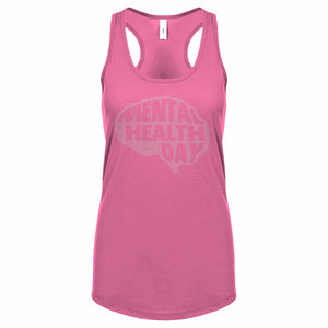 Mental Health Day Womens Racerback Tank Top