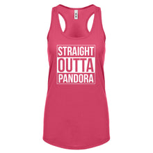 Racerback Straight Outta Pandora Womens Tank Top