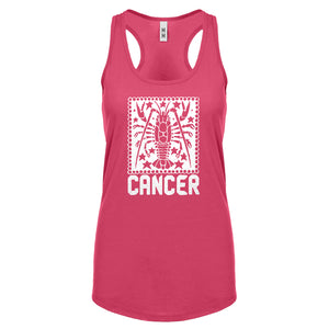 Racerback Cancer Zodiac Astrology Womens Tank Top