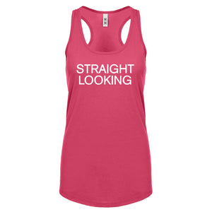 Straight Looking Womens Racerback Tank Top