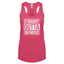 Straight Outta San Francisco Womens Racerback Tank Top