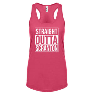 Straight Outta Scranton Womens Racerback Tank Top