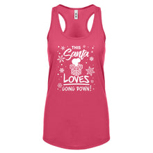 This Santa Loves Going Down Womens Racerback Tank Top