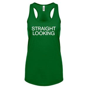 Straight Looking Womens Racerback Tank Top