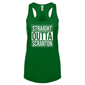 Straight Outta Scranton Womens Racerback Tank Top