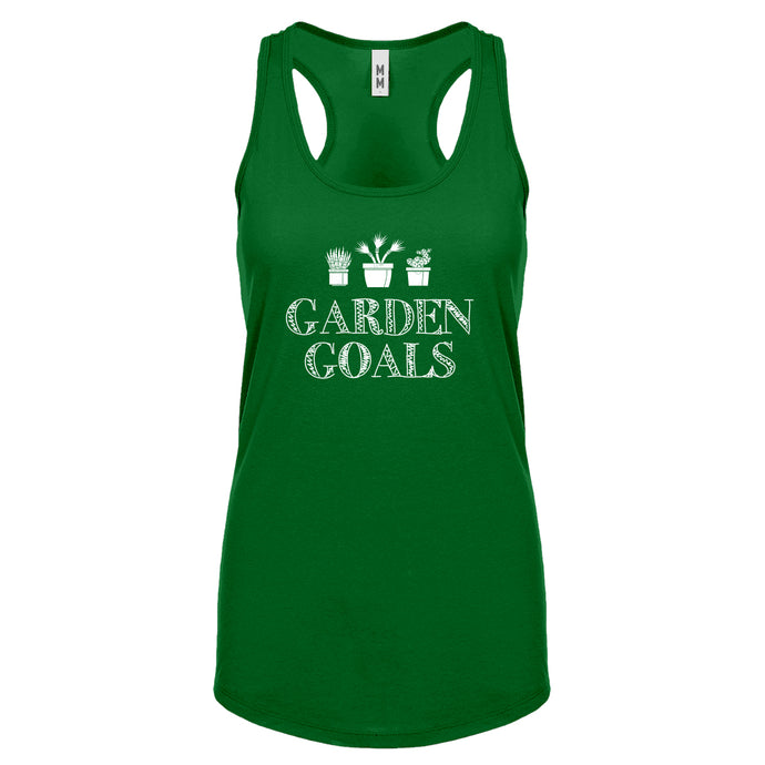 Racerback Garden Goals Womens Tank Top