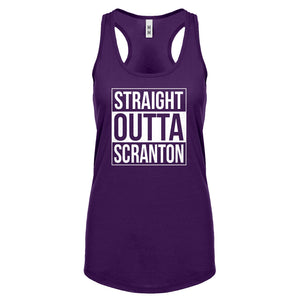 Straight Outta Scranton Womens Racerback Tank Top