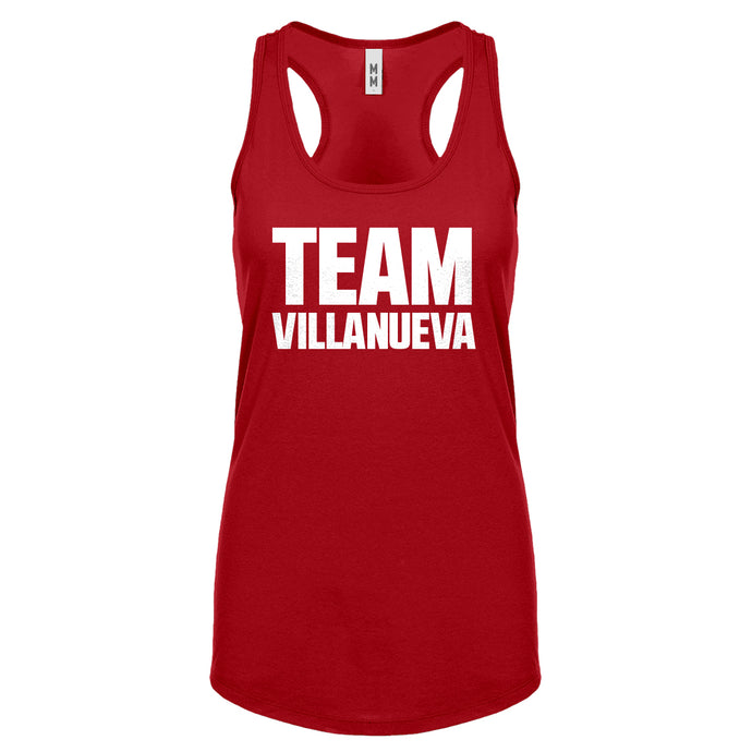 Racerback Team Villaneuva Womens Tank Top