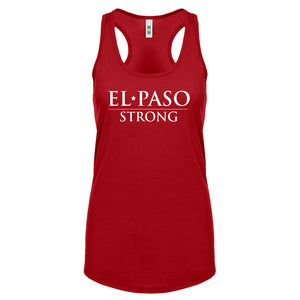 El Paso Strong Womens Racerback Tank Top